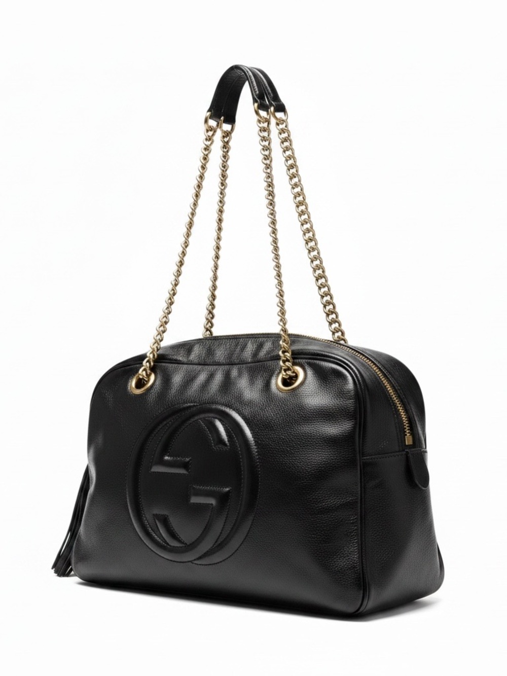 🖤 Authentic Gucci Soho Leather Chain Shoulder Bag 🖤 - Picture 3 of 13